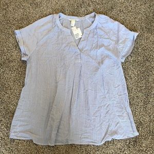 H&M maternity blouse 💙🤍